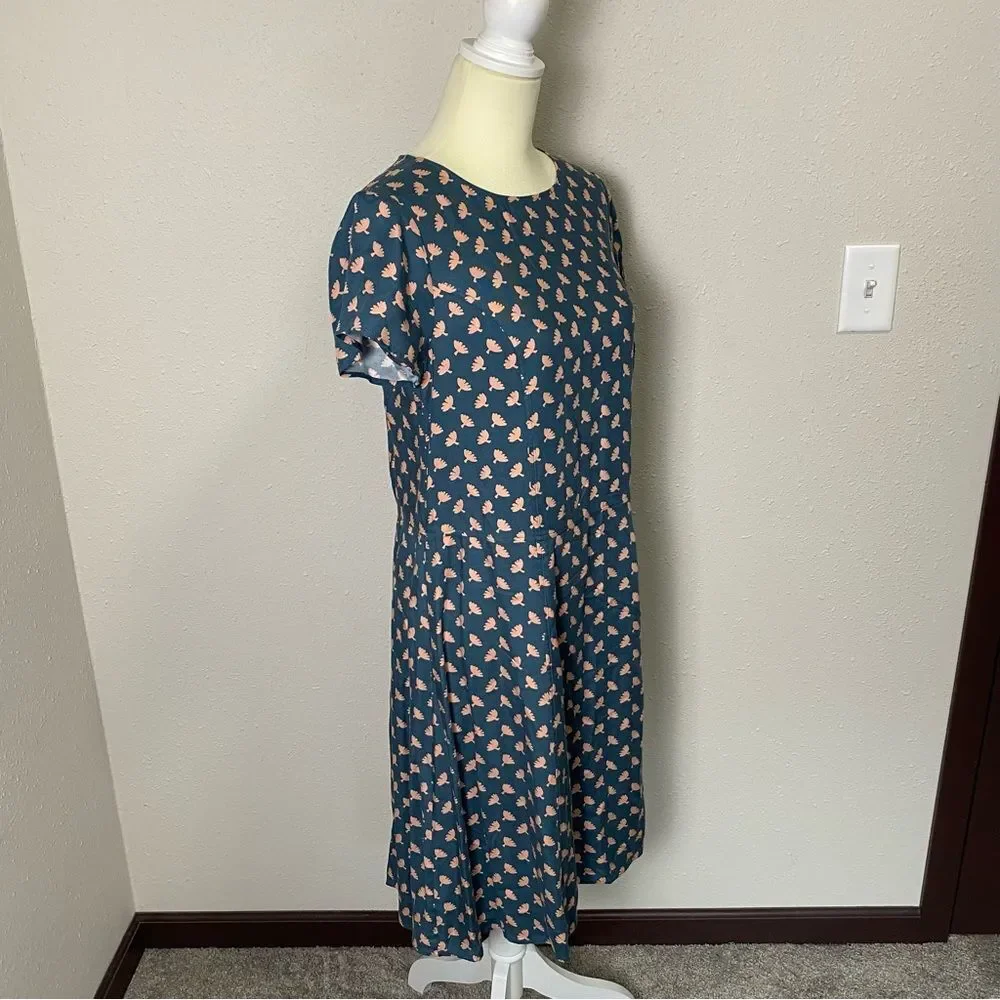 Boden blue peach